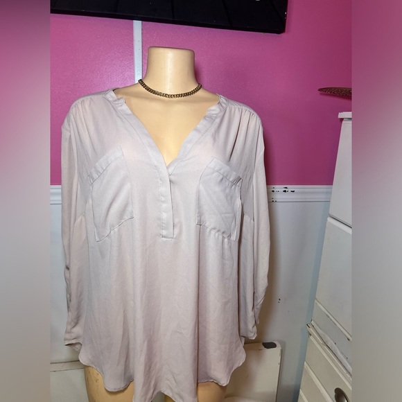 torrid Tops - Women's Cream Blouse